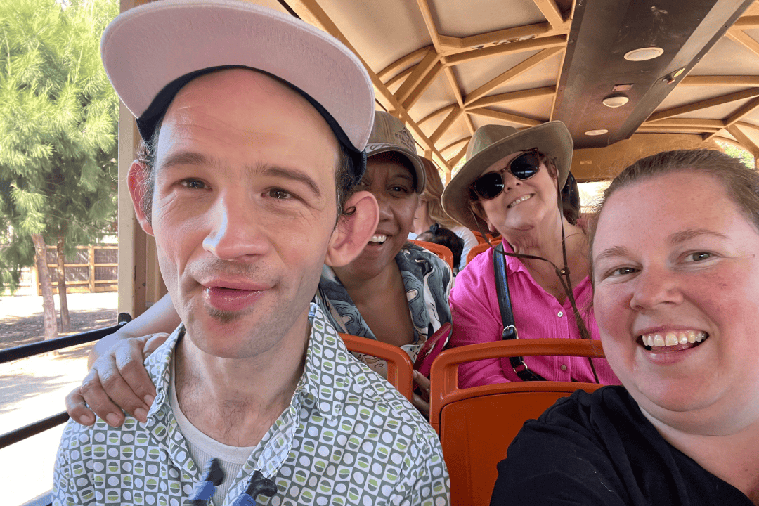 Jackson loves being an explorer